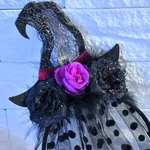 Bandeau de sorcière en maille pour la fête d'<span class=keywords><strong>Halloween</strong></span> - Product Image 4