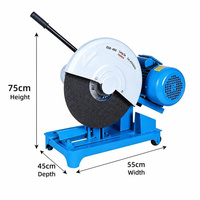 Machine de découpe de profilés industrielle haute puissance, scie circulaire électrique, machine à couper le métal, machine à disque abrasif