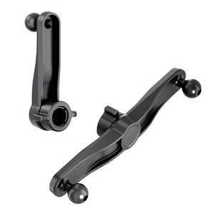 Support de téléphone pour voiture avec tige d'extension, rotule de 17 mm, fixation sur grille d'aération, hauteur réglable, en ABS, accessoire de montage pour voiture - Product Image 2