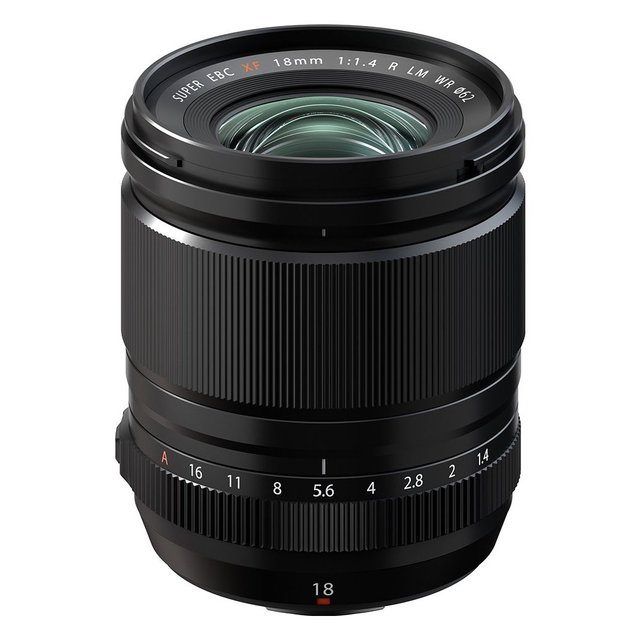 Wide Angle X SERIES Xf 18mm F1.4 R Lm Wr Black Fixed Focus 62mm Filter Aluminum Alloy 4171183