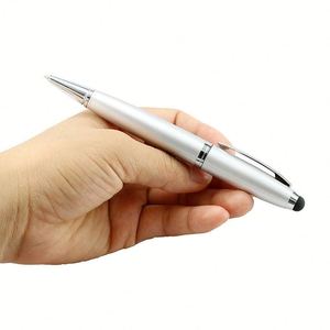 Stylo tactile 3-en-1 en métal personnalisé avec lecteur USB 4 Go-128 Go, pointeur laser et stylo bille - Product Image 2