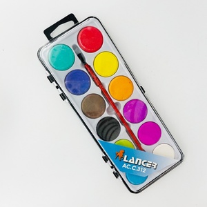 Juego de Acuarelas Sólidas de 12 Colores, Pigmentos Brillantes y Duraderos, Económico de Fábrica, para Estudiantes - Product Image 4