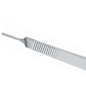 ใบมีดผ่าตัด4ใบมีดได้รับการรับรอง CE ด้ามจับด้วยมือทำจากสเตนเลสสตีลคุณภาพสูงหมายเลข3 - Product Image 6