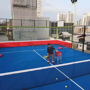 Cancha de Pádel de Acero Panorámica de 360 Grados a Precio Económico, para Exteriores, Profesional, para Competición, con Marco Galvanizado en Caliente y Vidrio Templado - Product Image 5