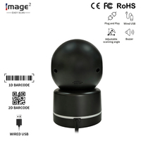 Escáner de Códigos de Barras 2D, Plataforma de Imagen Duradera para Escritorio, Lector de Códigos QR 1D y 2D, USB/BT Inalámbrico, Omnidireccional, de Alta Velocidad, para Control de Inventario