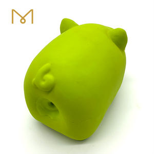 Sevimli sevimli çığlık yeni doğal gıcırtılı yumuşak kauçuk <span class=keywords><strong>Pet</strong></span> çiğnemek köpek parlak renk ile toptan lateks domuz köpek oyuncaklar - Product Image 4