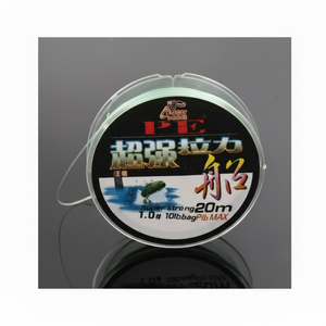 Línea de pesca trenzada X4PE20, 20M, alta resistencia, color gris oscuro, verde esmeralda, línea de nailon para atar anzuelos, suministros de aparejos de pesca - Product Image 1