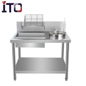 Cheap chicken/meat/breading table machine