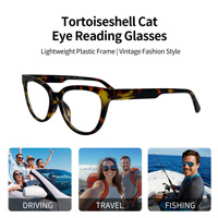 Lunettes de lecture unisexes tendance, monture complète œil de chat, écologiques, légères, pour la presbytie