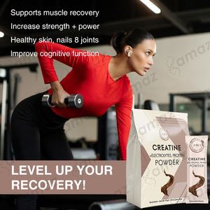 Amaz OEM Créatine + Électrolytes Monohydrate Taurine Calcium Sodium Potassium Poudre 900g Augmente la croissance musculaire et la force - Product Image 6