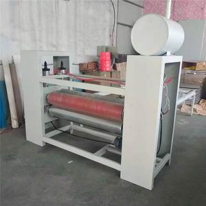 Machine automatique double face pour l'épandage de colle bois, petite machine à coller le contreplaqué pour colle à froid, état neuf, moteur inclus - Product Image 6