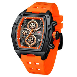 ミニフォーカスブランド0473Gメンズファッション時計relogio masculinos de luxoシリコンバンド男性高級時計 - Product Image 3