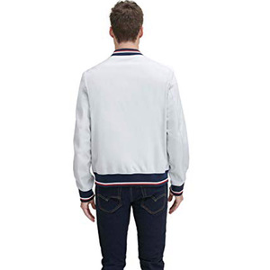 High Quality Eco-Friendly Waterproof Fleece Men's Varsity Bomber <b>Jacket</b>-Winter Ready - Product Image 4