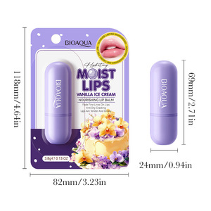 <span class=keywords><strong>Baume</strong></span> à lèvres hydratant bio vegan BIOAOUA personnalisé 3,8g, à la vanille et à la noix de <span class=keywords><strong>coco</strong></span>, pour la nuit - Product Image 4