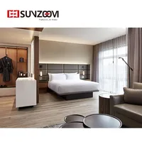الحديثة 4 نجمة AC فندق بواسطة ماريوت السرير غرفة أثاث يصمم حسب الطلب مجموعة