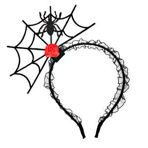 Diademas para el Cabello de Halloween, Diadema de Calabaza Fantasma, Bandas de Araña para Disfraces - Product Image 2