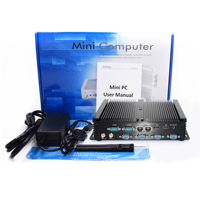 Mini PC Intel Core I5 3317U I3 3217U Win XP Celeron 1037U ITX Industrial de escritorio sin ventilador con pantalla dual VGA, ordenador resistente, a prueba de agua