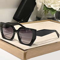 Lunettes de soleil œil-de-chat de luxe pour femme, monture large en acétate, verres dégradés, protection UV400, attribut optique, confortables et tendance