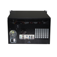 Station de travail en rack pour serveur 6U de 19 pouces Châssis d'ordinateur Écran VGA industriel en stock