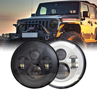 Loyo 7 "pouces phare Led feux de croisement système d'éclairage automatique haute qualité Led 7" feux tout-terrain de voiture adaptés pour Jeep Wrangler Jk