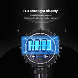 Pistolet de gonflage de pneus de voiture en métal haute précision 0-255 psi avec écran LED rétroéclairé et manomètre numérique - Product Image 6