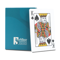 Cartes à jouer en plastique PVC personnalisées, durables, imperméables, avec boîte personnalisée