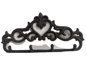 Hot-Bán Retro Đất Nước Trang Trại Đúc Sắt Treo Tường Móc Áo 4 Giá Nguồn Cung Cấp Cho Phòng Tắm Tủ Quần Áo Cho Các Công Cụ Bộ Đồ Giường - Product Image 3