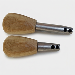 Outil de perçage réglable pour bijoux en fer, ensemble de gravoirs, forme irrégulière, manche en bois, support universel, modèle en aluminium 318A - Product Image 1