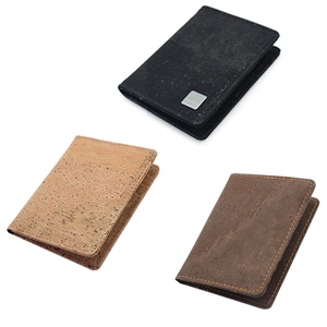 Boshiho Customized Logo Vegan Cork Card Holder Eco Friendly <b>Wallet</b> <b>RFID</b> <b>Blocking</b> Slim Card Holder for Women - Product Image 1