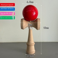 Kendama en bois poli de haute qualité, jouet japonais d'adresse, jeu de compétition, entraînement de la coordination œil-main, DIY amusant pour les enfants