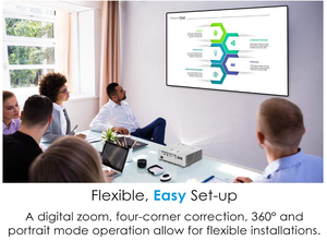 ZH406ST Professional <b>LED</b> Laser Projector Short Throw Full HD 4200 Lumens High Brightness 4K HDR Input Network Compatible Android - Product Image 6