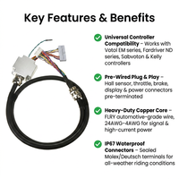 Arnés de Cableado para Robot con Servomotor Resistente a Choques Térmicos con Cable de Programación PLC ASD A2 para Línea de Producción Automatizada