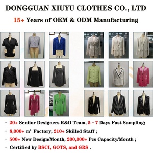 Blazer de bureau personnalisé pour femmes, ensemble pantalon élégant pour femmes, vêtements d'été, blazer tissé, ensemble blazer deux pièces pour l'été pour femmes - Product Image 3