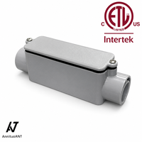 Boîtier de conduit PVC rigide étanche de type C pour extérieur ETL CETL 1/2" 3/4" 1" – Boîtier de conduit C en PVC, raccord d'accès en PVC