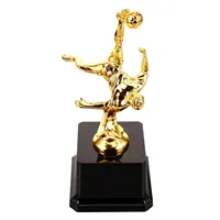 Trophée de football personnalisé en métal, très vendu, pour le joueur du match