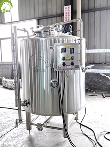 Réservoir de mélange <span class=keywords><strong>d</strong></span>'alcool en acier inoxydable de qualité alimentaire de 1000 L, réservoir de mélange de liquides industriel avec agitateur, cuve de mélange personnalisée - Product Image 2