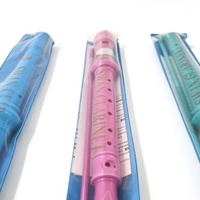 Flûte à bec soprano en plastique à 8 trous, couleurs variées, pour usage scolaire et professionnel, idéal comme cadeau pour enfants, vente en gros, prix usine, pas cher