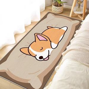 Alfombra de terciopelo con dibujos de animales bonitos para habitación de niños, Alfombra de cristal para el hogar, dormitorio, mesita de noche, sofá, alfombrilla para mesa de café, felpa de suciedad - Product Image 6