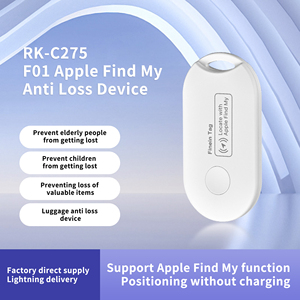 RK-C275 Anti-Perte Tag F01 Finder MFI Certifié IOS Système <span class=keywords><strong>iPhone</strong></span> Tracker WiFi Localisateur de Poche pour Animal de Compagnie <span class=keywords><strong>iPhone</strong></span> 'Find My' App - Product Image 4