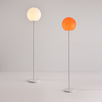 Lampes solaires de jardin Stock Lawn Moon, lampes de sol extérieures à boules blanches, en fer et PE, IP65, lumière chaude, éclairage de jardin sans alimentation électrique