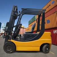 Chariot élévateur électrique à grande remise, 3 tonnes, 3,5 tonnes, 4 tonnes, 5 tonnes, hauteur de levage de 3 m à 7 m, chariot élévateur tout-terrain à batterie au lithium