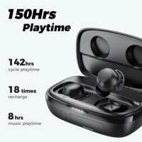 Écouteurs sans fil Tribit SolarBuds 3 BTH92R 5.0, étanches IPX7, avec batterie 2600 mAh
