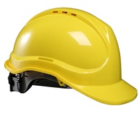 Fournisseur d'EPI, casques de sécurité en ABS orange respirants et durables EN397, certifiés ISO, pour les lieux publics