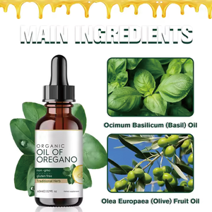 Aceite de Orégano Orgánico en Gotas, Certificado por el USDA, Sin Gluten, Sin OMG, Hierba Tradicional, Apoyo Inmunológico e Intestinal, 2 Fl Oz (60 ml), Disponible - Product Image 2
