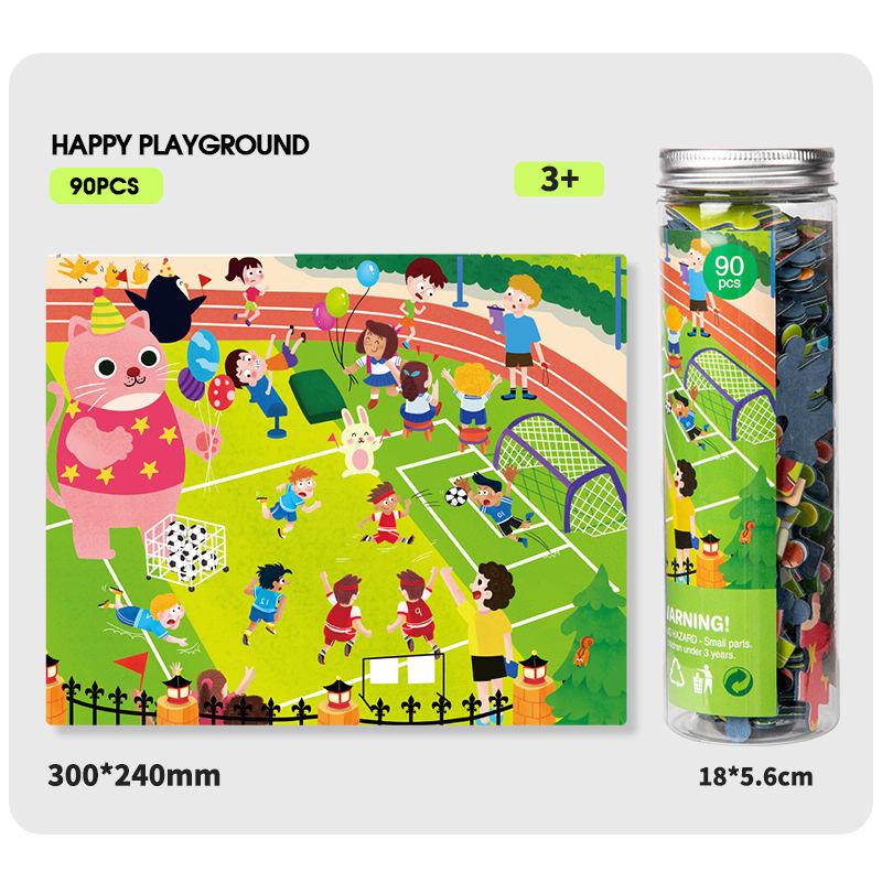 Heureux-terrain de jeu