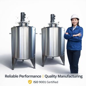 Réservoir de mélange liquide de réservoir de mélange encore inoxydable revêtu d'usine avec le cosmétique de réservoir de mélange de chaleur et d'agitateur - Product Image 3