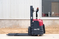 Mini Apilador Eléctrico de 500 kg y 1.5 m, Elevador de Paletas Portátil, Batería de Litio de 24 V, Desplazador Lateral Hidráulico, para Taller, Hogar y Camión