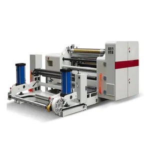 MSBDFQ-1300D Electric motor kraft paper roll rewinding machine/machine plastic film cutter slitter rewinder