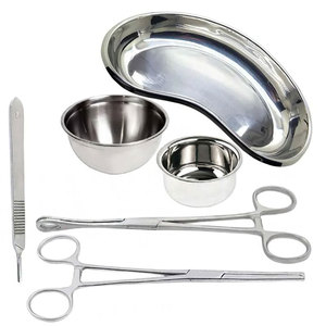 Ensemble complet d'instruments chirurgicaux manuels en acier inoxydable de qualité supérieure, kit médical professionnel pour hôpitaux et cliniques, kit de pansement - Product Image 6