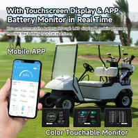 Disesuaikan 48V 100AH-200AH Lithium Ion listrik Golf Cart baterai 105AH 2-4 kursi Golf Cart Lifepo4 Pack disesuaikan 48